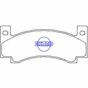 CHRYSLER Imperial Newport New Yorker DODGE Challenger Charger Coronet Monaco Polara TRUCK B100 B200 PLYMOUTH Fury Brake pad FMSI:774-D22, F22
